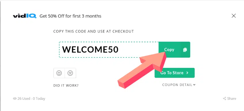 Coupons Using Guide Step 2