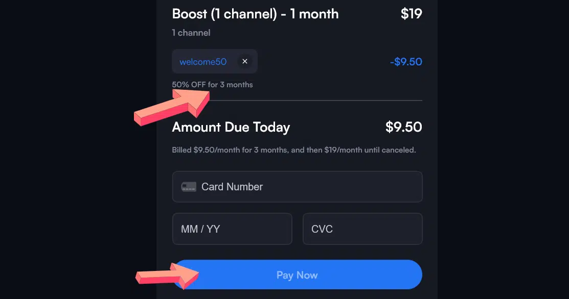 Coupons Using Guide Step 4