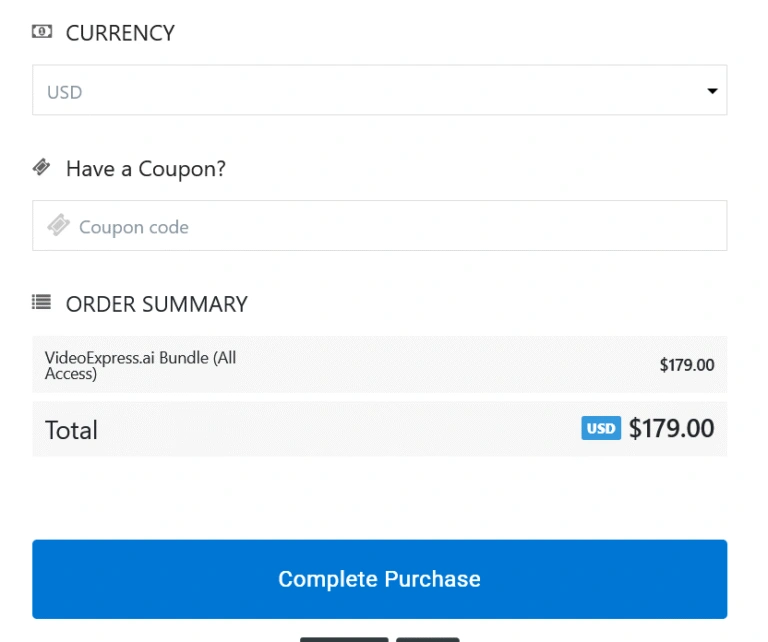 How do I apply VideoExpress.ai coupon code